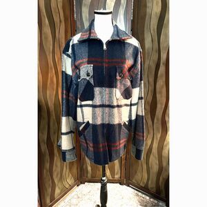 Vintage Mackinaw Woolens plaid wool jacket. Unsized.